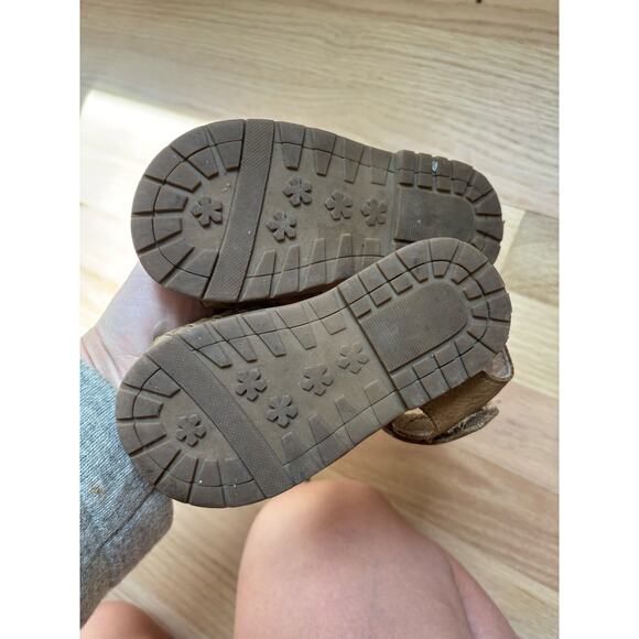 Consciously Baby Leather Sandals Size 6 - Picture 3 of 4